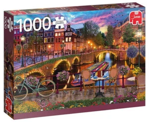 Puzzle 1000 PC Kanał w Amsterdamie G3 - Photo 1/1