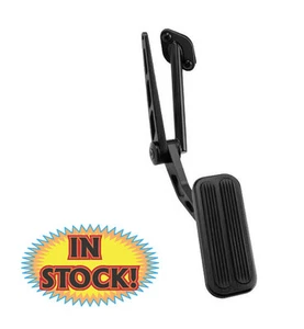 Lokar XBAG-6127 - 1962-67 Nova Gas Pedal Alum with Rubber Insert - Black - Picture 1 of 3