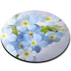 Round Mouse Mat Forget-Me-Not Flowers Illustration #50924