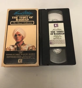 The Thief of Bagdad VHS Sabu, Conrad Veidt, June Duprez, Rex Ingram TESTED - Picture 1 of 8