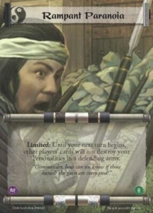 Legend of the 5 Rings L5R CCG CoM Coils of Madness Rampant Paranoia Full Bleed - Picture 1 of 1