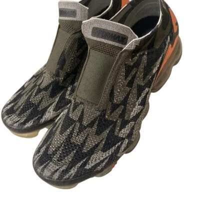 2017 Nike Air Vapormax Fk Moc 2 Acronym Sail Cargo Khaki-Dark AQ0996-102 Us11 - Image 1 of 4