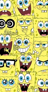 Bob Esponja Pantalones Cuadrados Caras Divertidas Playa Toalla de Baño 30x60 Mezcla de Algodón - Imagen 1 de 1