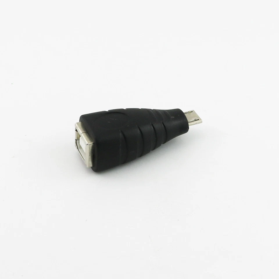 1pc USB 2.0 Type B Printer Female To Micro USB 5 Pin Male Plug Adapter Convertor - Image 1 of 1