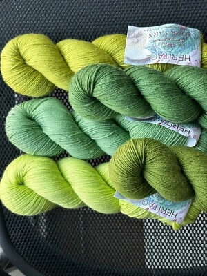 Cascade Heritage ~ Herb ~ Superwash wool nylon yarn ~ 56 COLORS - Image 1 of 4