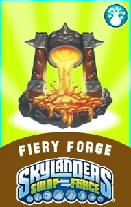 Skylanders Swap Force Fiery Forge NFC Card FREE SHIPPING - Picture 1 of 3
