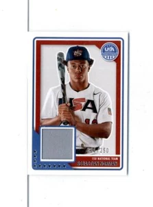 2023 Panini USA Stars & Stripes Jersey #USAM-SN Sebastian Norman RC 11/250 - Picture 1 of 2