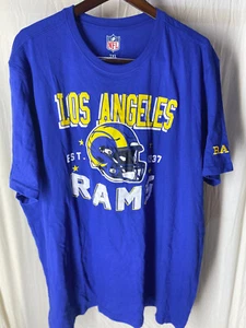 Mens Blue 3XL NFL Los Angeles LA Rams shortsleeve T Shirt - Picture 1 of 6