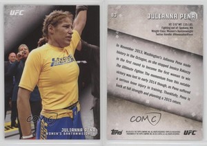 2015 Topps UFC Knockout Julianna Pena #83