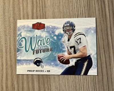 2006 Flair Showcase Wave of the Future #WOTF21 Philip Rivers - Image 1 of 2