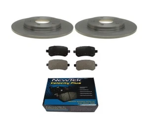 2 X REAR BRAKE DISC + SEMI-METALLIC PADS FOR CHRYSLER GRAND VOYAGER RT 08-12 - Picture 1 of 2