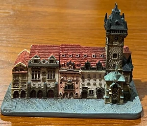 Hand Painted Scale Model of the Old Town Hall in Prague, Czech Republic - Picture 1 of 5