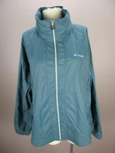 Columbia Size XL Mens Blue 100% Nylon Full Zip No Hood Jacket 820 - Picture 1 of 7