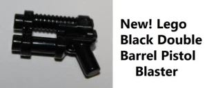 LEGOMinifigure Black Double Barrel Pistol Blaster Space Police Gun Tool Weapon - Picture 1 of 1