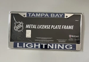 Marco de matrícula de metal Wincraft Tampa Bay Lightning - Imagen 1 de 2