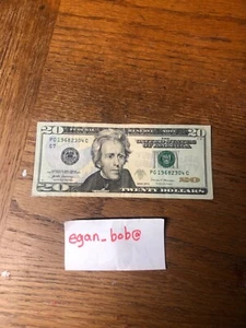 20 dollar note bill 19682304 04231968 April 23 1968 Series 2017 A nice date - Picture 1 of 5