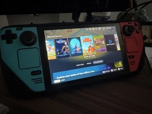 Valve Steam Deck 512 GB LCD includes dock, original case, and case by Dbrand - Picture 1 of 10