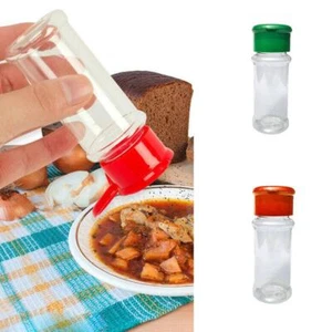 Household Kitchen Plastic Spice Salt Jars Pepper Salt Bottle Su Lot Shaker C1W0 - Foto 1 di 11