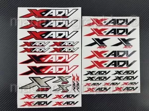 X-ADV Motorrad Roller Aufkleber Set Blatt Qualitätsaufkleber xadv für Honda 750 rot - Bild 1 von 6