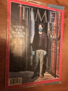 TIME Magazine 2020 Pandemic Europe When The World Stops No Label NEW SEALED - Picture 1 of 2