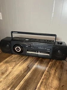Vintage Panasonic RX-DT50 Vintage 80s Dual Cassette, CD 1988 Portable Tested - Picture 1 of 12