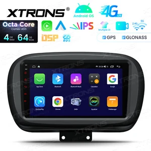 9" Android 14 Octa Core 4+64GB CarPlay GPS Stereo Radio For Fiat 500X 2015-2020 - Picture 1 of 24