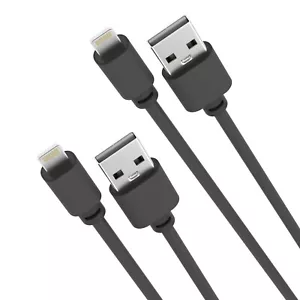 Laser MFi Certified Lightning 2m Cable 2 Pack Black - Bild 1 von 7
