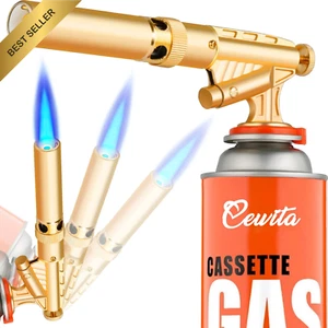 Butane Kitchen Torch Chef Cooking Adjustable 360° Flame BBQ Camp - Picture 1 of 12