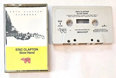 Eric Clapton "Slowhand" Cassette Tape 1977 RSO Records LIKE NEW  1219 - Image 1 of 2