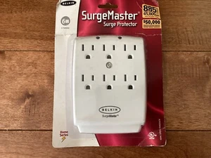 Belkin 6-Outlet Wall Mount Surge Protector 2003 New In Package - Picture 1 of 6