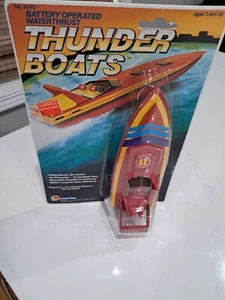 Vintage 1987 ~ Lanard Thunder Boats ~ batteriebetrieben ~ Waterthrust ~ neu ~ versiegelt! - Bild 1 von 10
