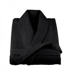 Unisex Lightweight Waffle Bathrobe - Super Soft Spa Dressing Gown Robe - Picture 1 of 10
