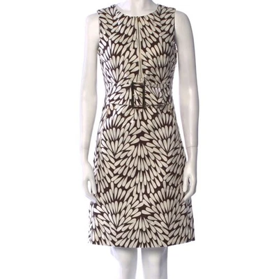 Tory Burch льняной смеси колена платье - размер 2 - Изображение 1 из 4