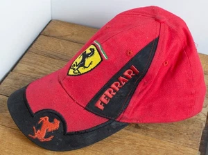 Ferrari Cap Hat Racing 2000s Vintage Official Product F1 Michael Schumacher - Picture 1 of 8