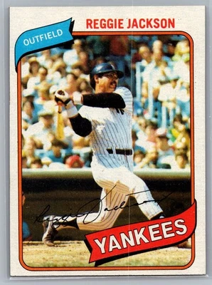 1980 Topps #600 Reggie Jackson a - Image 1 of 2