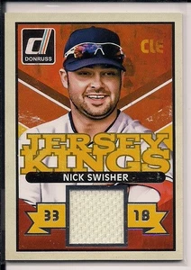 2014 Panini Donruss MLB #32 Nick Swisher Cleveland Indians Trikot Kings Patch - Bild 1 von 2