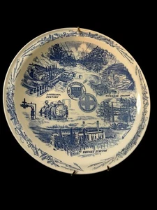 Vintage Vernon Kilns Plate Gulf States Utilities Safety Award Texas Louisiana - Picture 1 of 11