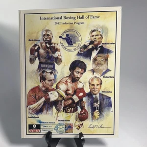 IBHOF 2012 INDUCTION PROGRAM INTERNATIONAL BOXING HALL OF FAME NM Magazine Roach - Picture 1 of 9