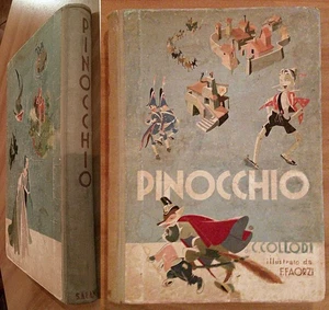 Collodi - LE AVVENTURE DI PINOCCHIO - Ed. Salani, 1946 - ill. FAORZI* - Picture 1 of 16