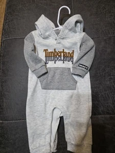 Timberland Hooded Jumper Jumpsuit 3-6 month Baby Infant BOY - Picture 1 of 4
