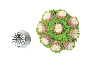Bocchetta De Acero Flower Tube 48 Flor Ø 25 Mm - Silikomart - Imagen 1 de 1