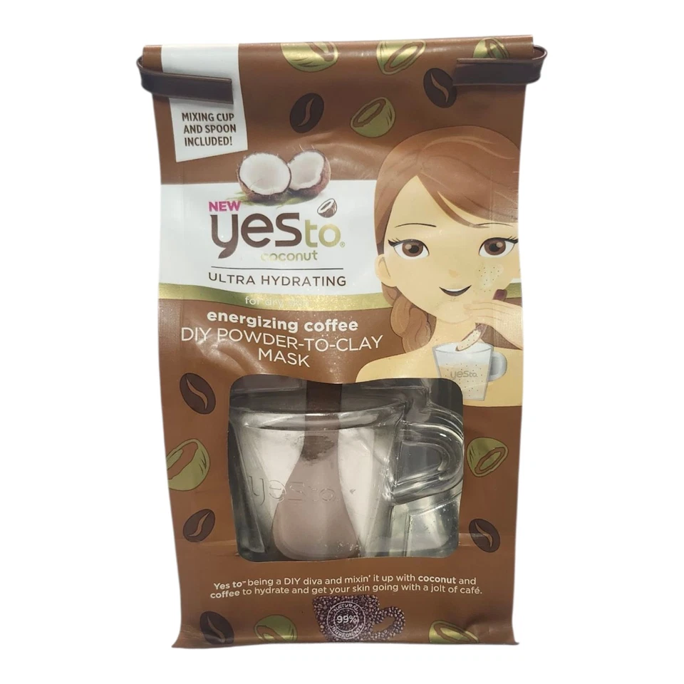 Kit de Mascarilla Yes To Coconut Ultra Hidratante Energizante Café Hágalo Usted Mismo ENVÍO GRATUITO Foto 1 de 1