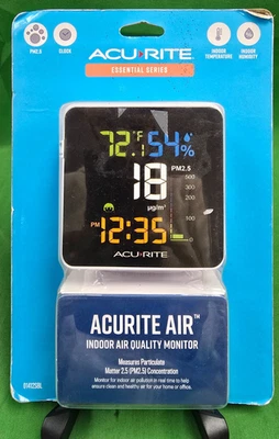 ACURITE AIR MONITOR 01412SBL NEW (E2) - Image 1 of 3