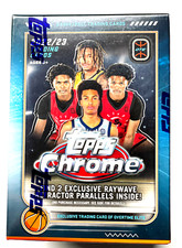 2022-23 Topps Chrome Overtime Elite Basketball Blaster Box