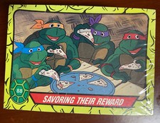 Vintage Teenage Mutant Ninja Turtles Topps Trading 88 Card Set Sealed 1989 TMNT