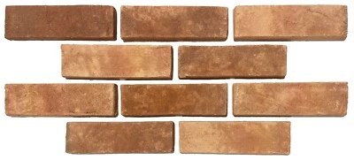 Colbee USA - Thin Brick Veneer - Color: Coral - Clay Brick - Handmade - Image 1 of 3