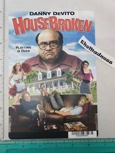 House Broken Backer Card Danny Devito Katey Sagal Comedy NOT A DVD or Movie