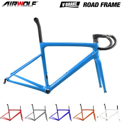 AIRWOLF R009 Carbon Rennrad Rahmen Racing Fahrrad Felgenbremse Lightweight - Bild 1 von 4
