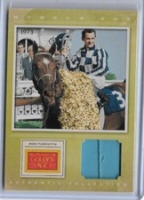RARE 2012 PANINI GOLDEN AGE ~ RON TURCOTTE ~ "SHORT PRINT" MUSEUM RELIC CARD #27