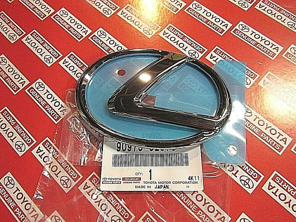 14-15 LEXUS IS250 IS350 PORTA-MALAS TRASEIRO CROMADO CENTRO L EMBLEMA 2014 2015 - Imagem 1 de 1